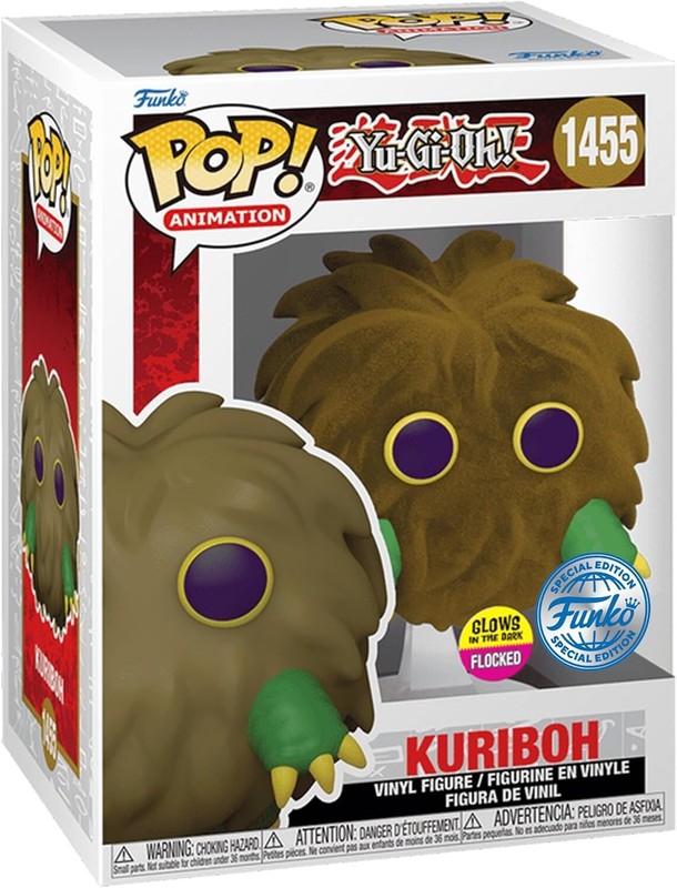 Funko POP! Yu-Gi-Oh! Kuriboh #1455 Special Edition Glow in the Dark Flocked New