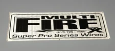 Multi-Fire X Super Pro Series Spark Plug Wires Racing Promo Banner 3 ft x 8 ft