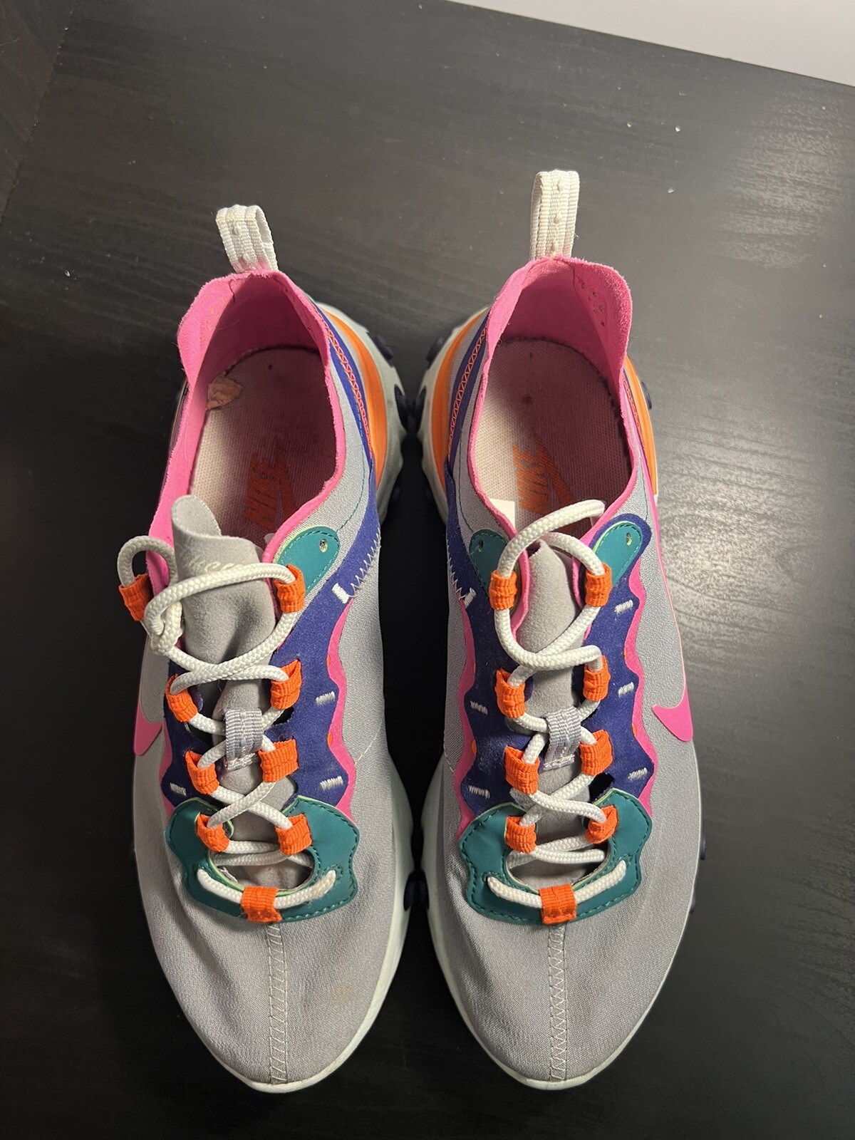 Nike React Element 55 'Wolf Grey Fuchsia' Running… - image 6