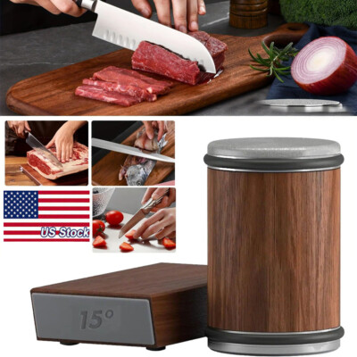 Knife Sharpening System Rolling Tumbler Sharpener Detachable Easy Made Original