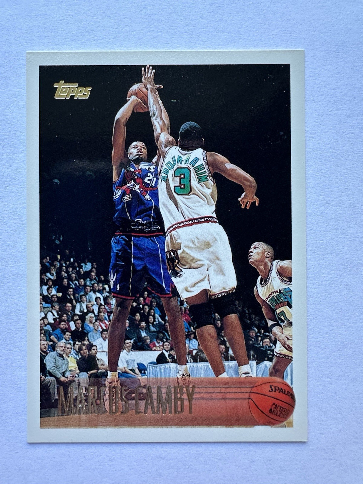 1996-97 Topps Marcus Camby Toronto Raptors #161 RC Basketball Trading Card Raw