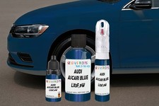 Touch Up Paint For Audi Ascari Blue Pearl Lx5F,9W Kit Pen Brush Scratch Chip Car