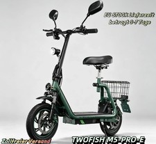 48V13AH Mit Straßenzulassung 12" Elektro-Roller 30KM TWOFISH M5PRO …
