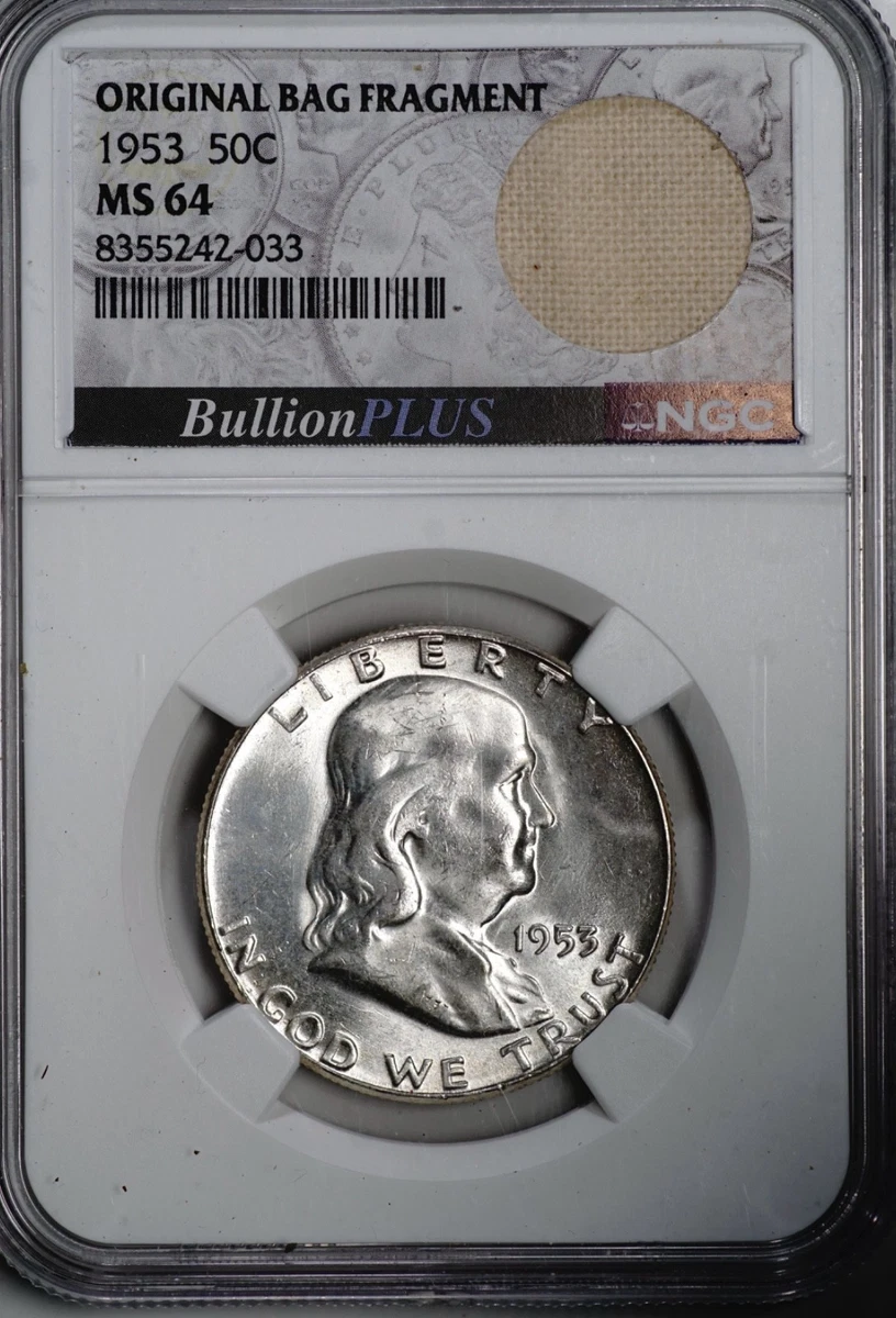 NGC 1953 Grade MS 64 Franklin Half Dollars (1948-1963) for sale | eBay