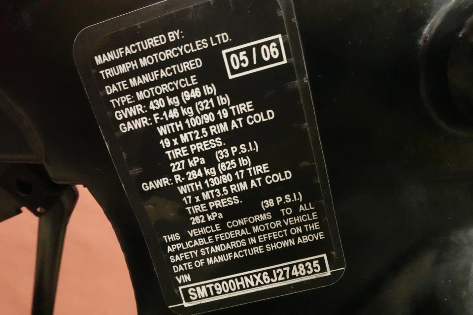 Chasis cuadro principal Triumph Bonneville 2002-2007 Foto 3 de 4