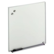 Quartet M2323 Magnetic Dry Erase Board 23x23 Gray Fabric