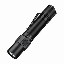 T10R Tactical Flashlight 1800 Lumen USB Type-C Rechargeable 18650 Dual Switch