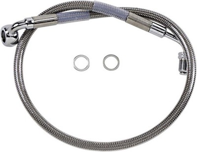 Drag Specialties 1741-5800 Std Length Upper Front Stainless Steel Brake Line