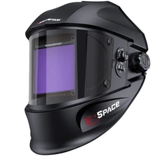 ARCCAPTAIN 3.94"X3.66" Welding Helmet Auto Darkening, 1/1/1/1 Top Optical Cla...