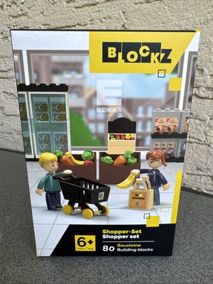 EDEKA BLOCKZ Spielzeug Supermarkt Sammler Baustein Shopper - Set 2025 Neu OVP