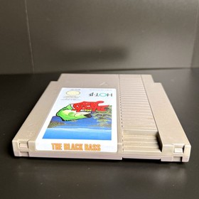 The Black Bass Nintendo Entertainment System NES Cartridge Only Cleaned