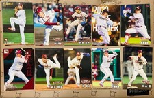 Pr Essional Baseball Chips Card Tohoku Rakuten Golden Eagles 9-Person Set