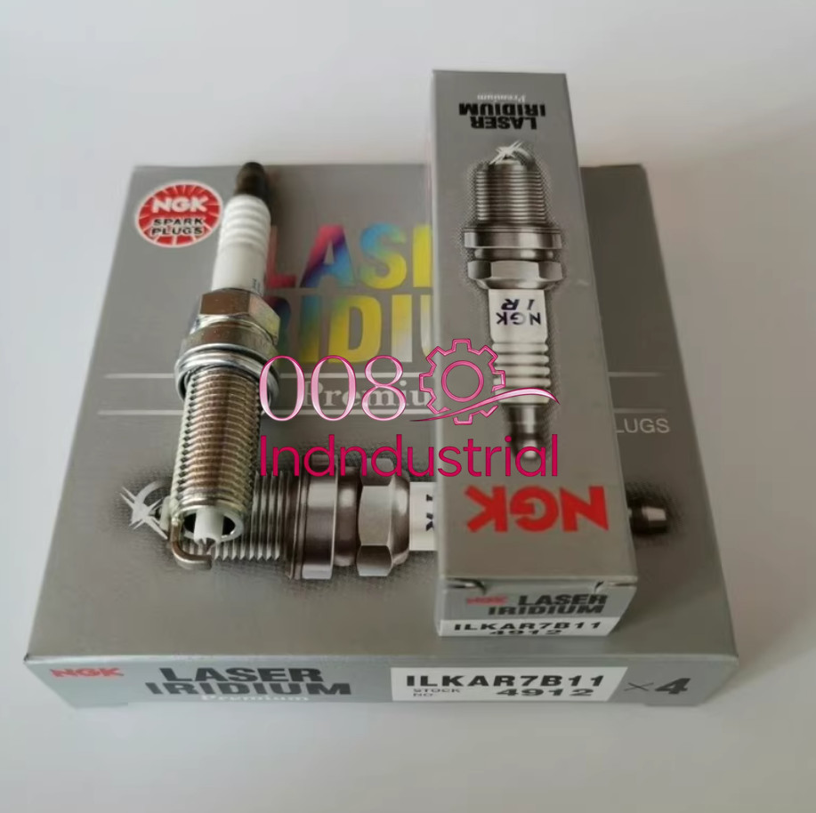 4 Pcs NGK 4912 Spark Plugs Iridium ILKAR7B11