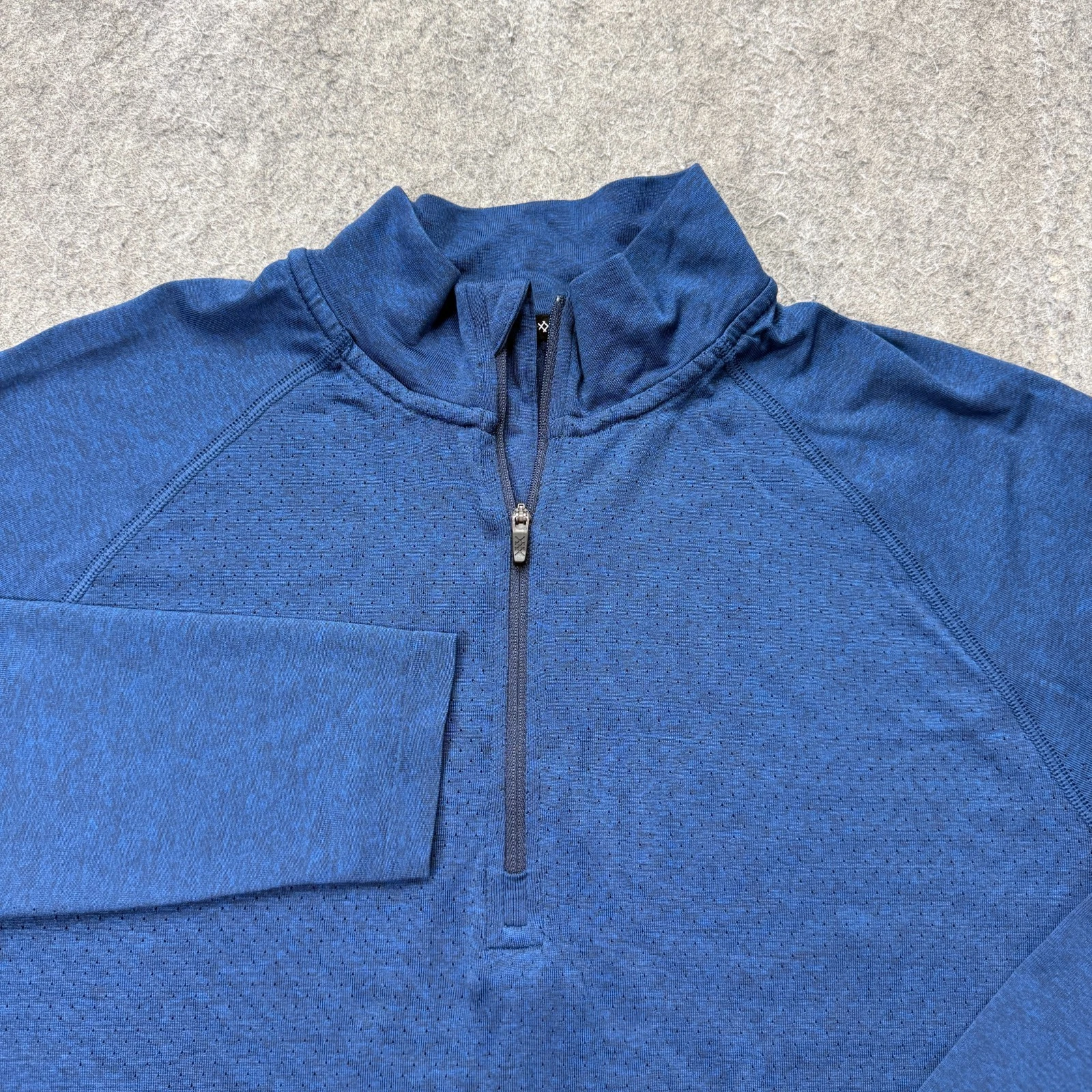 Rhone 1/4 Zip Training Top Men Small Blue Versatility Performance Pullover
