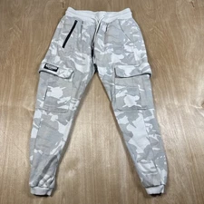 YoungLA Men’s Cargo Camo Sweatpants Jogger Pants Tapered Size Small