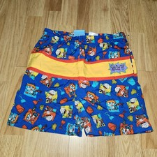 Vintage 1998 Rugrats Viacom Nickelodeon Youth Shorts Blue Size 5 Youth Kids