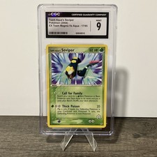 Pokémon Team Aqua's Seviper EX Team Magma Vs Aqua 17/95 CGC 9 English 2004 on eBay