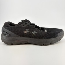 Under Armour Charged Gemini Mens Size 12 Black Athletic Running Shoes Sneakers