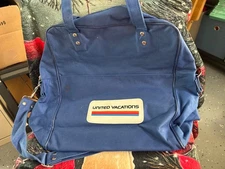 United Vacations United Airlines Travel Bag, Vintage