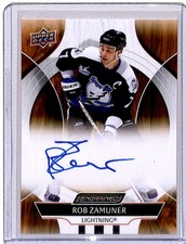 2024-25 Upper Deck Engrained Icons Auto Rob Zamuner Auto Tampa Bay Lightning