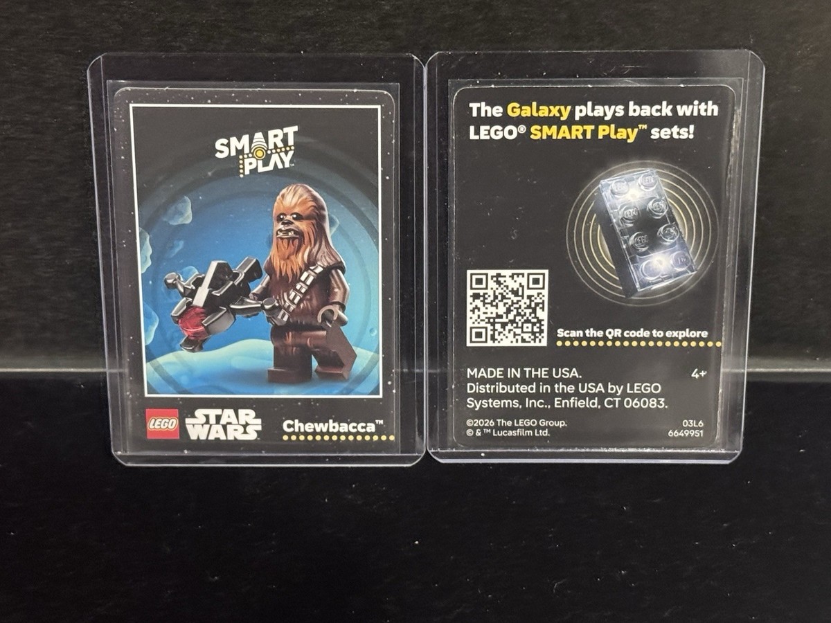 Lego Star Wars Smart Play - Chewbacca Chewy PROMO Card- Limited