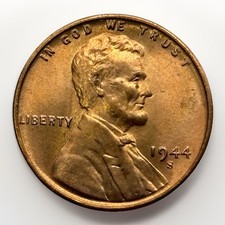 1944-S Lincoln Cent Wheat Penny RD Mint State