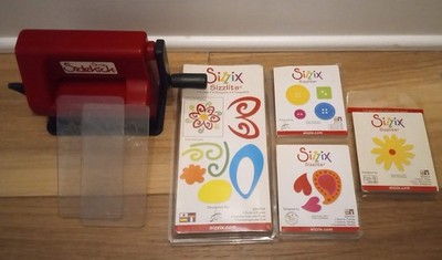 Sizzix Sidekick Die-Cutting Machine bundled w/ 4 sets of Sizzlits Dies (USED)