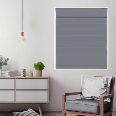 Dez Furnishings Cordless Blackout Roman Cellular Shade 64W X 72H Gray