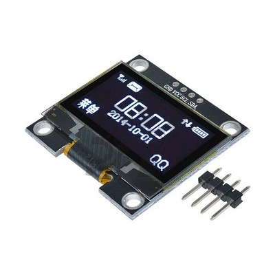 1.3'' 128x64 White OLED LCD 4PIN Display Module IIC I2C   #ea