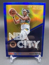 2019-20 Hoops Premium Stock NBA City Blue Jrue Holiday New Orleans Pelicans #20