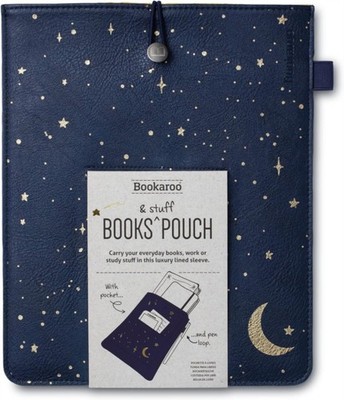 Bookaroo Books & Stuff Pouch - Moon & Stars (General merchandise)