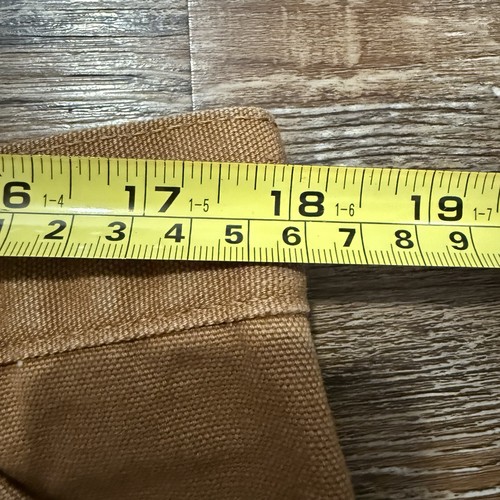VTG Carhartt B25 Work Shorts Sz 36 Duck Brown Carpenter USA Made NWOT 90s 38 - Picture 9 of 12