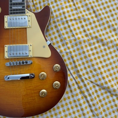 Premium Electric Guitar Flame Maple Top Humbuckers Great Tone Ready to Play