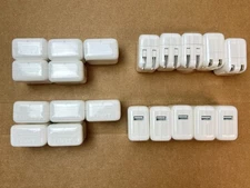 20 Pack Apple 12W Single USB Wall Charger Power Adapter (MD836LL/A-A1401) White