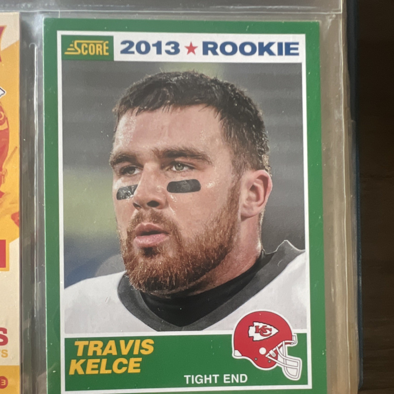2013 Score - Rookie #431 Travis Kelce Kansas City Chiefs Football Card