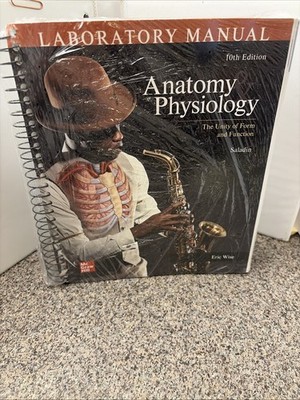 Anatomy & Physiology 10th Ed. Saladin Paperback & Lab Manual, New w/ Access Code