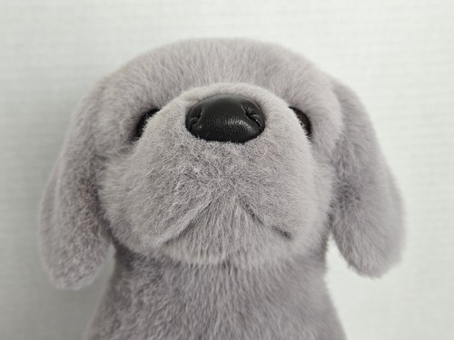 Juguete de peluche gris Douglas Argento Silver Lab cachorro perro #1959 - Imagen 6 de 9