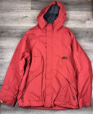 Burton Snowboards DRYRIDE Ski Parka Jacket Men  s XL Red Hooded Outdoor