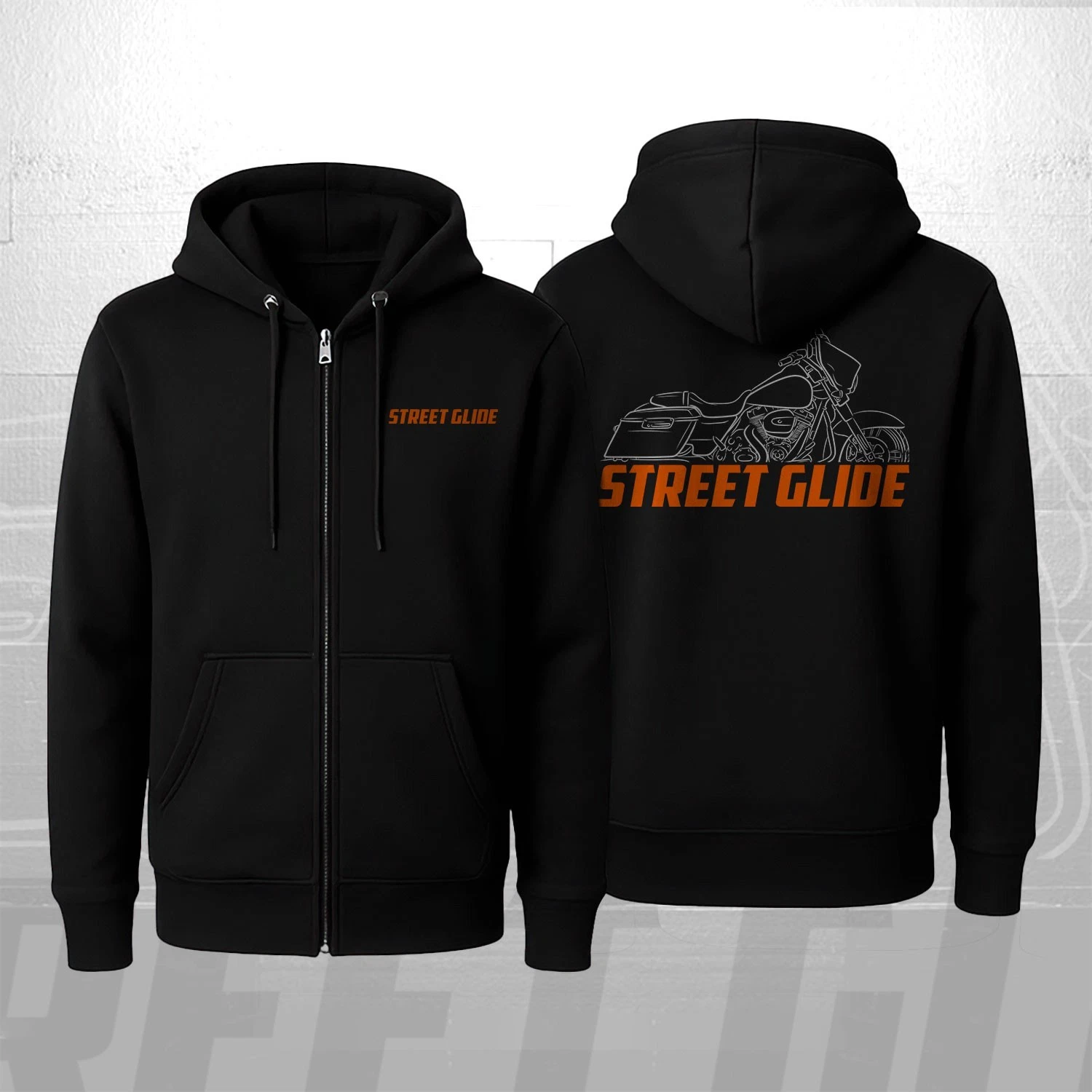 For H davidson Street Glide FLHX 2000-2026 fans - Motorcycle ZIP Hoodie