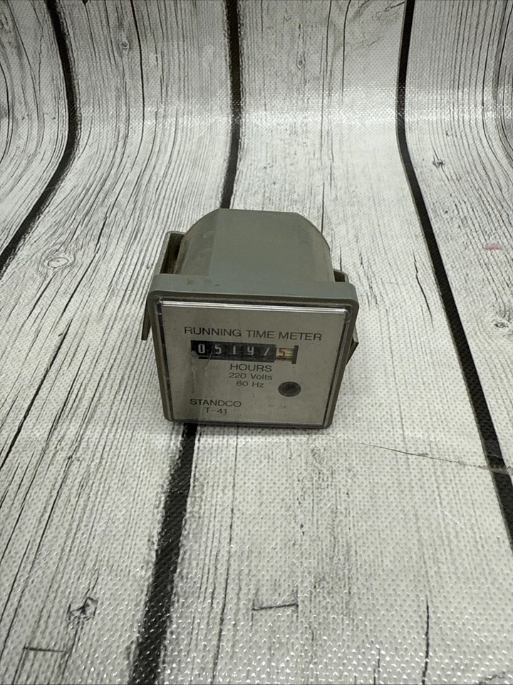 STANDCO  T-41 HOUR Running Time METER 220 Volts-60 Hz - Image 2 of 4