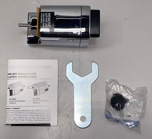 Sloan  Optima Chrome Automatic Side-Mount Flush Valve Retrofit Kit EBV500A