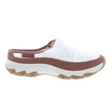 Easy Spirit Terrave 2 SETERRAVE2 Womens White Wide Clog Flats Shoes