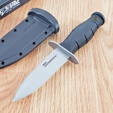 Cold Steel Mini Leatherneck Fixed Knife 3.25" 8Cr13MoV Steel Blade Black Kray-Ex