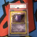 Pokemon TCG Gengar Fossil 1st Edition Holo Rare 5/62 PSA 9 (1999)
