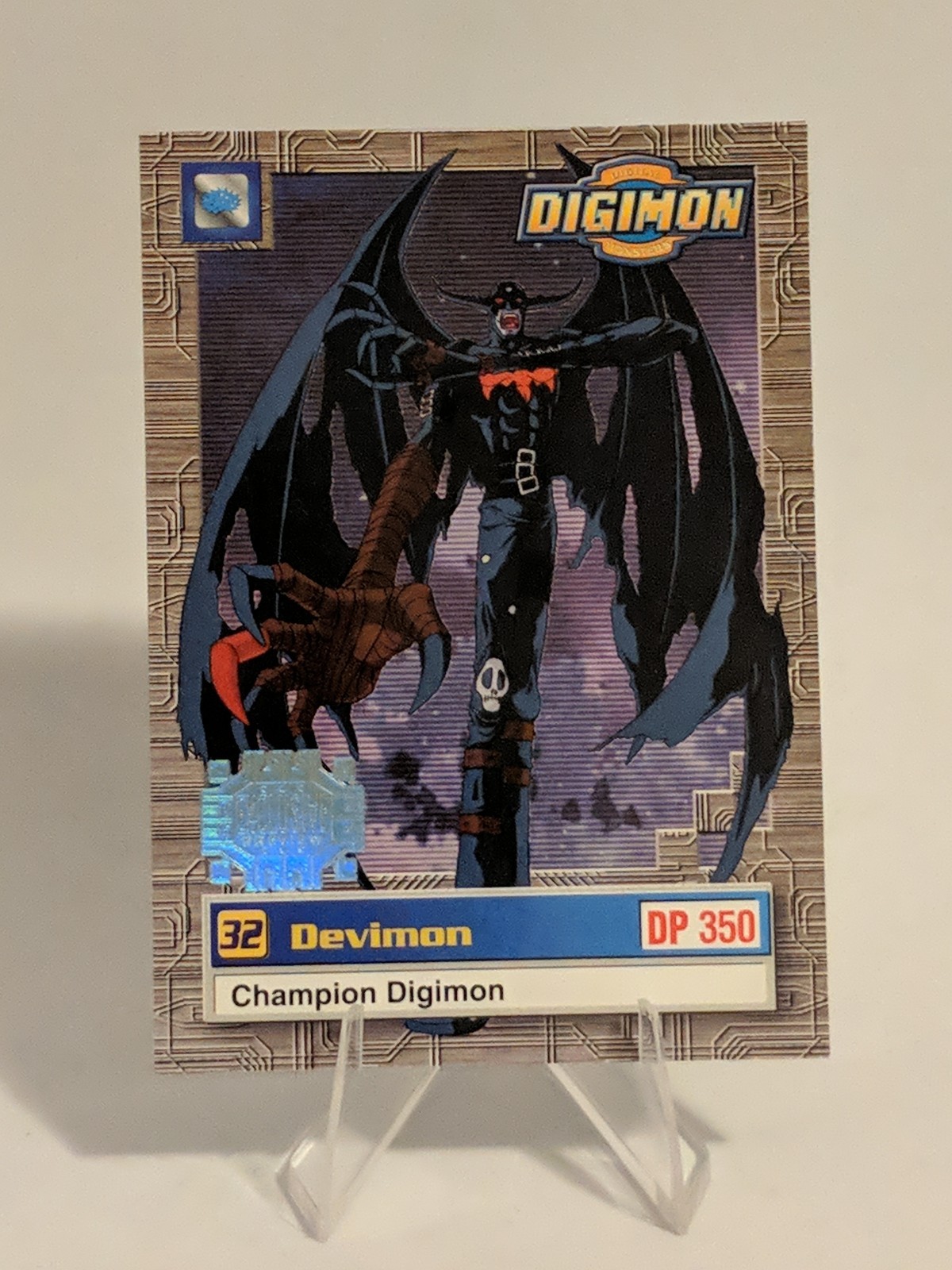 Digimon Animated Series 1 - EXCLUSIVE Devimon 30 of 34 - Upper Deck 1999