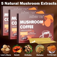 3 Pack 5 in 1 Organic Mushroom Coffee 100 Authentic FREE SHIPPING Energy Focus