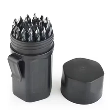 1/16 In. to 1/2 In. M35 Cobalt Steel Turbo Step Drill Bit Set (29-Piece) with Ca