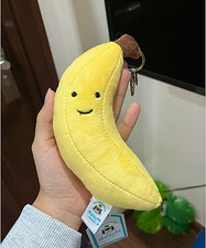 Jellycat Fabulous Banana Plush Keychain Bag Charm - NWT Cute Soft Toy Gift