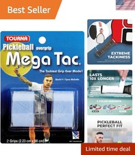 Mega Tac Pickleball Overgrips - Thin  Tacky for Optimal Play - USA Made