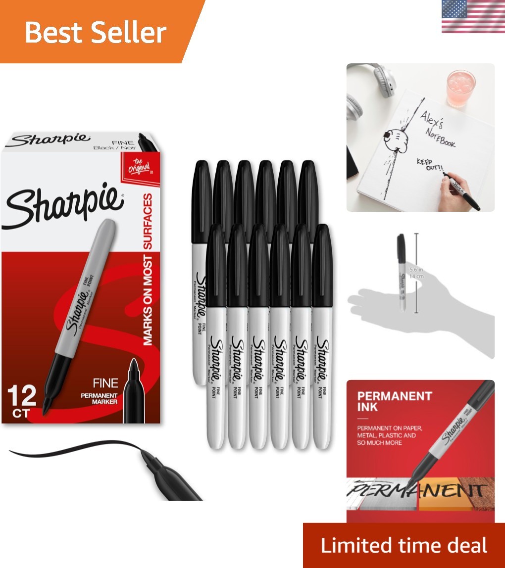 Set Quick Drying And Fade Resistant Fine Point Marker For W.